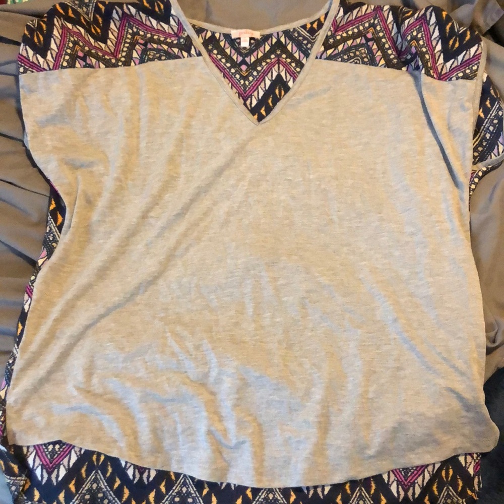 Gray blouse